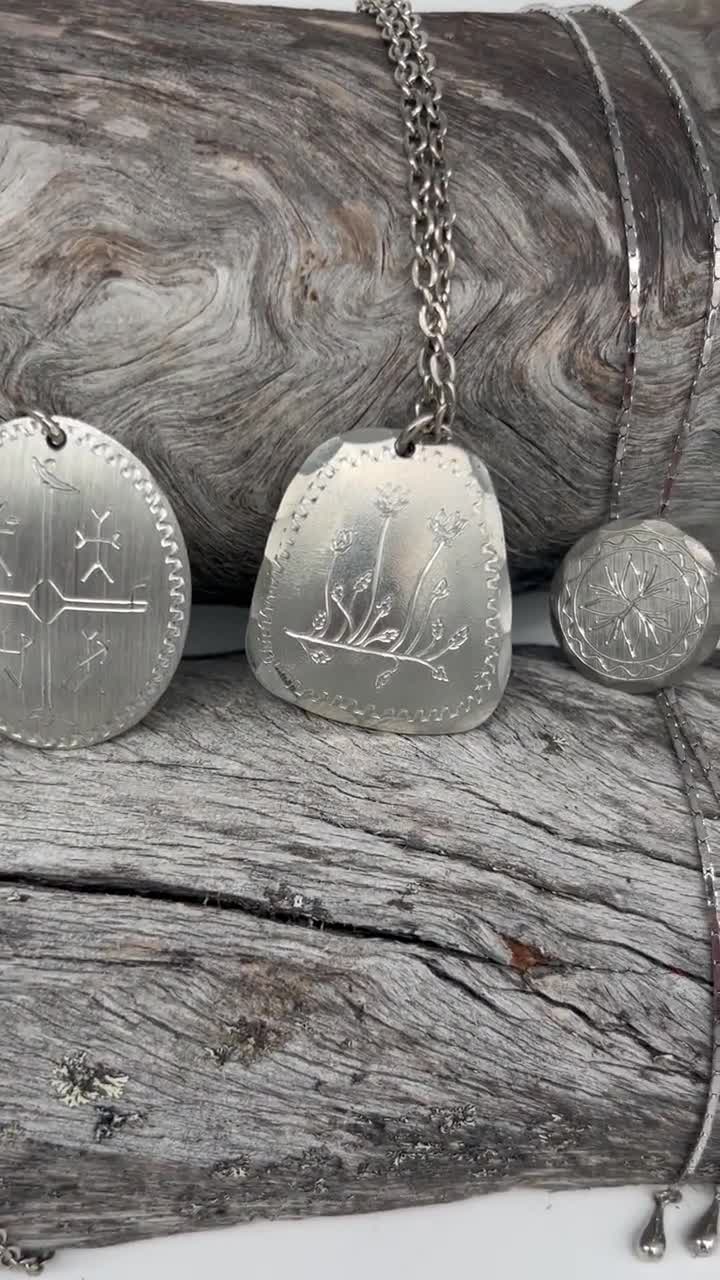 Sami Pewter, JOKKMOKK Tenn, Vintage From Swedish Lappland Made by