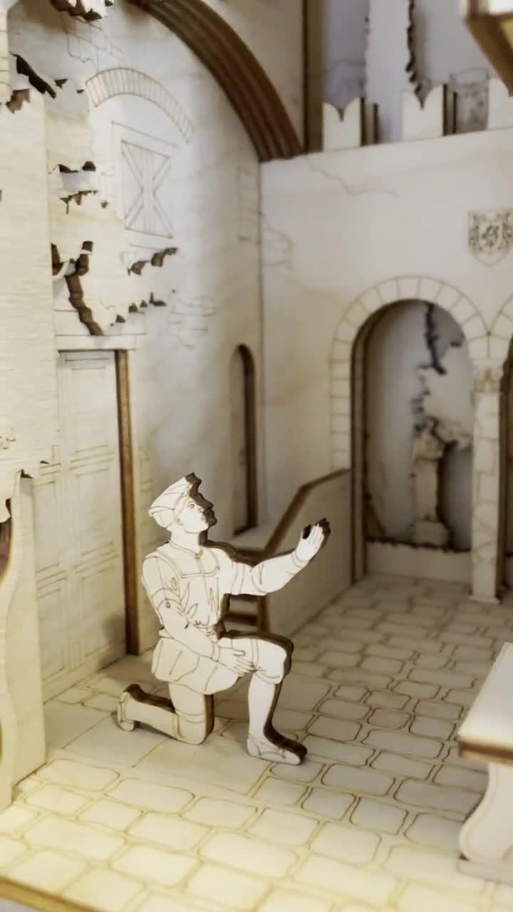 Romeo & Juliet Booknook DIY Kit - Etsy