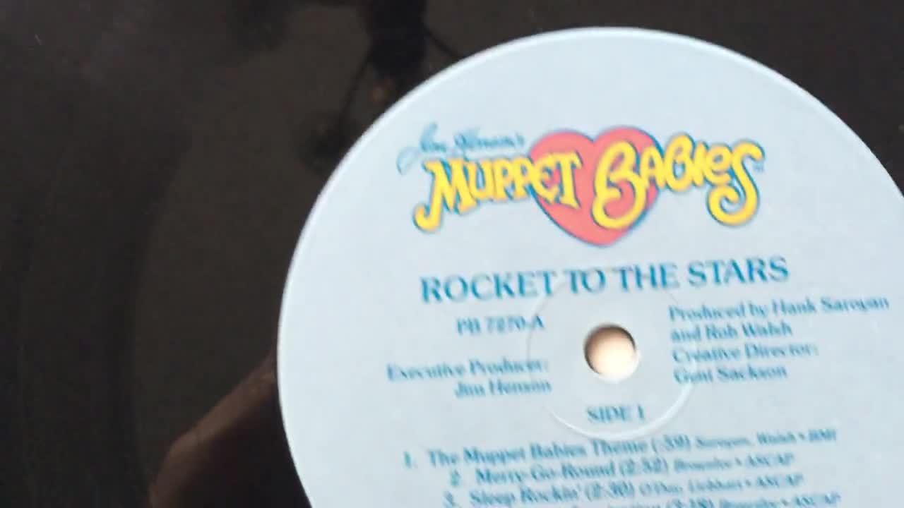 Muppet Babies - Rocket to the Stars LP Vinyl Record, Parker