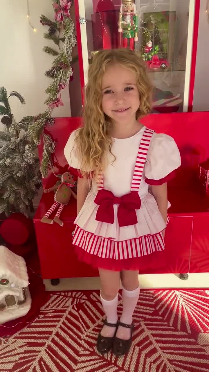 red and white christmas dresses for kids and girls Dress | & Plaid Party Outfit special occasions
