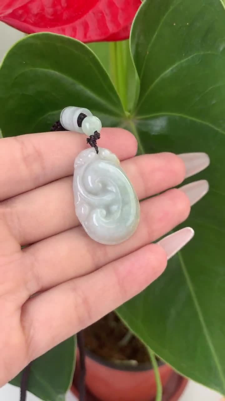 如意翡翠ペンダント 天然ビルマ産翡翠 本物 グレードA - Etsy 日本