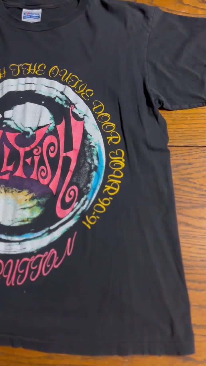 Rare Jellyfish Band T-shirt Vintage 1990 Bellybutton Tour - Etsy