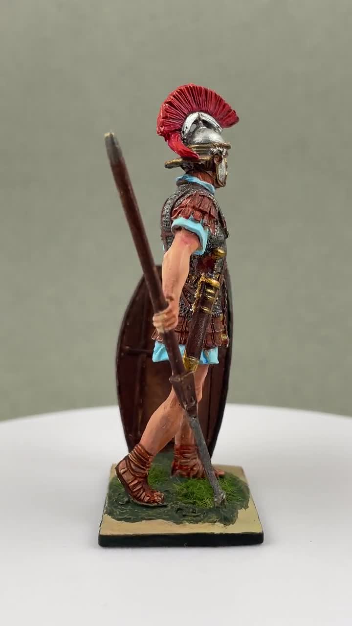 54mm ローマ軍団兵、古代ローマ、塗装済みミニチュア、コレクター