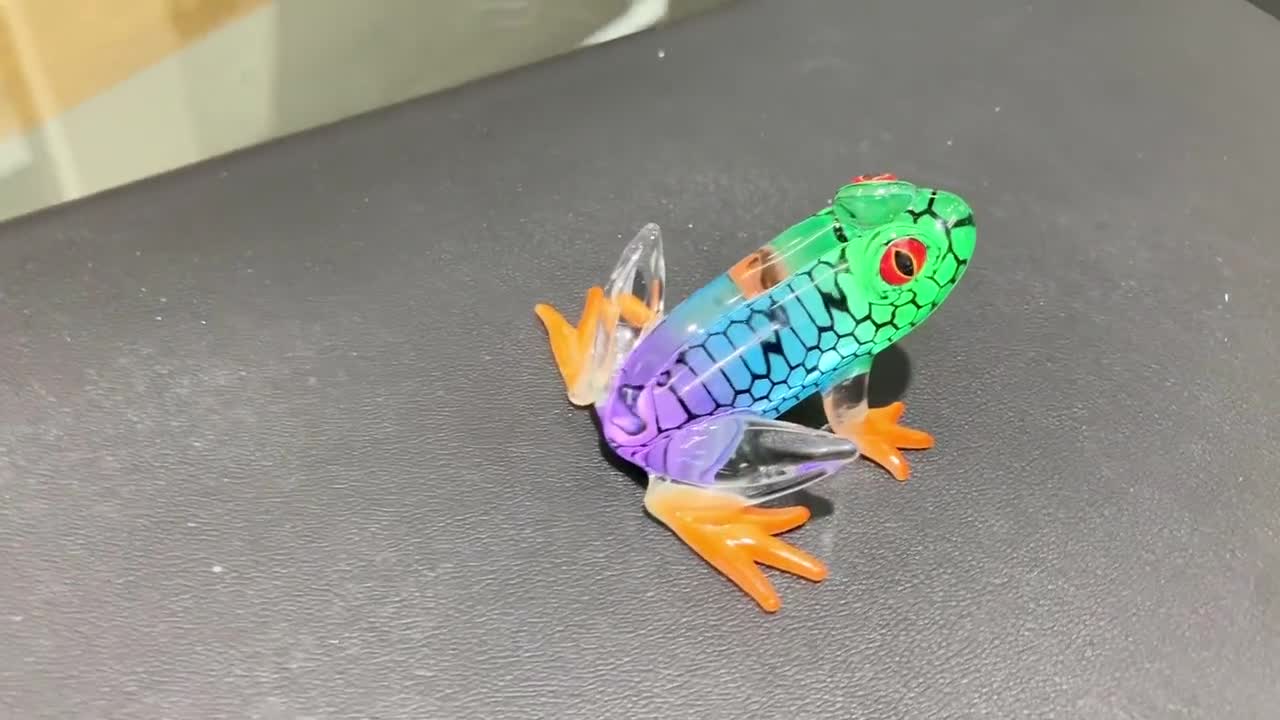 カエルのガラスの置物 - Etsy 日本
