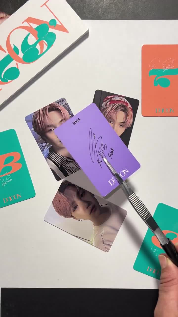 Bts Dicon D'festa Suga Photocard - Etsy