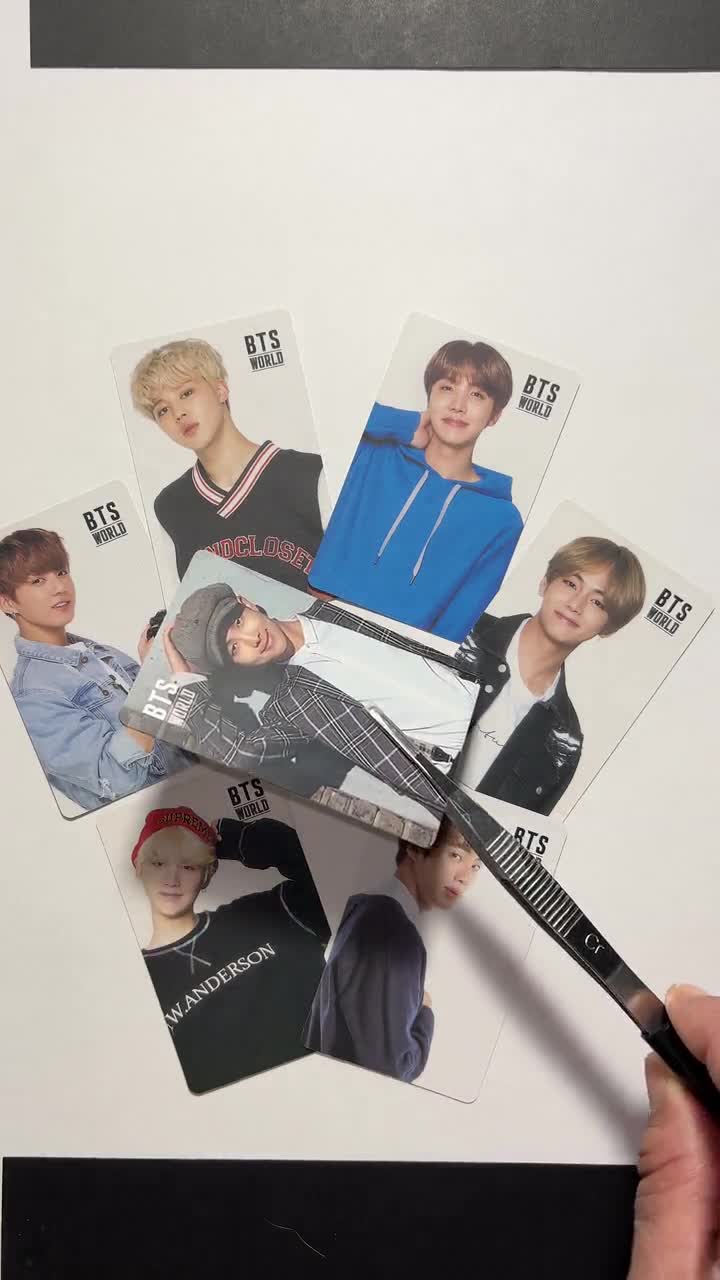 Bts World Double Side Photocard - Etsy