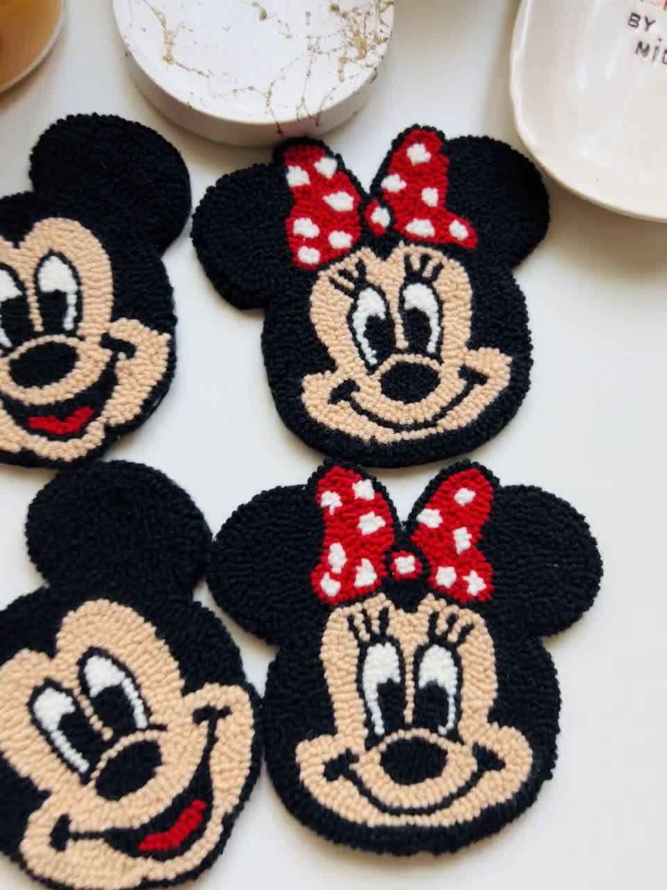その他 Disney Minnie Mouse Fur Coaster IMG_8992_qd0zns.jpg