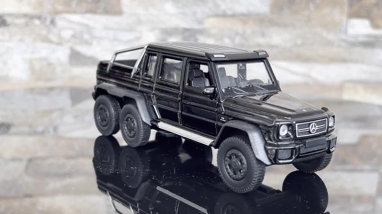 メルセデスベンツ G63 AMG 6x6、モデルカー、ダイキャストカー、1/38