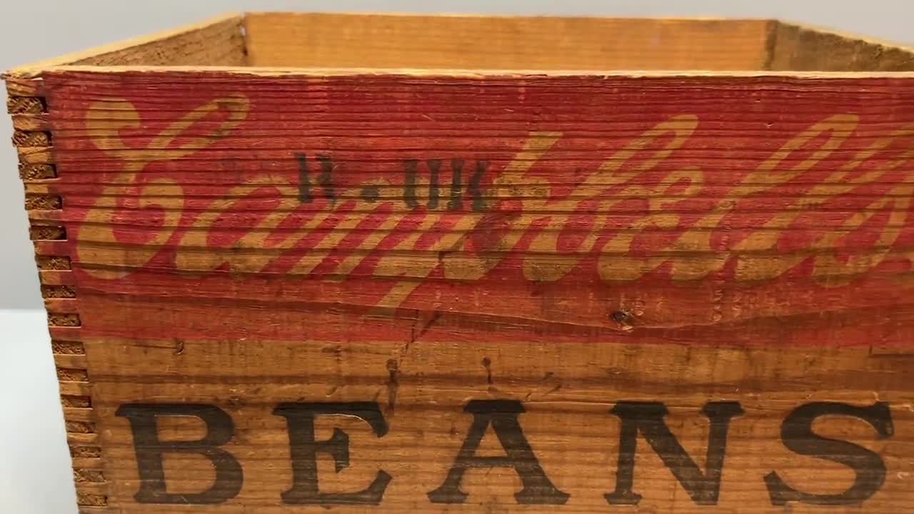 Campbells, Vintage Campbell's Pork and Beans Crate, Camden NJ