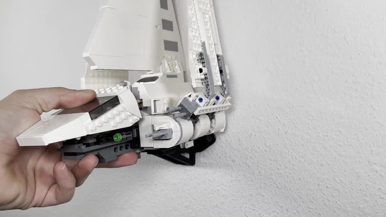 Wall Mount for LEGO® Star Wars 75302 Imperial Shuttle - Etsy Denmark