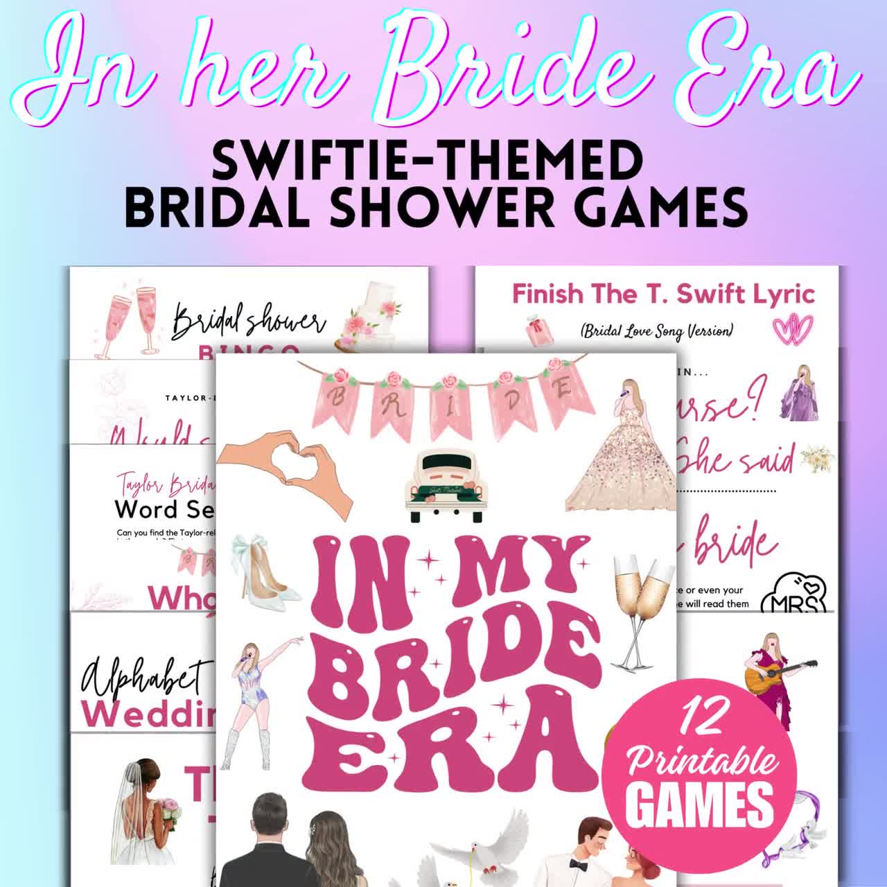 taylor's bridal shower dress tsitp Era Taylor Themed Bridal Games casual women dress