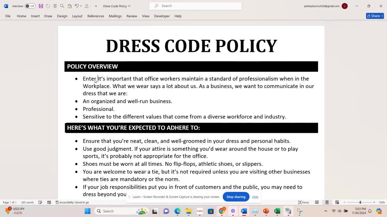 casual dress code policy template HR Template: Customizable Employee Handbook (Digital Download) Al1353 2025 Luxury Blue Web Collection: Galentines US size:9.5 office dress code policy template