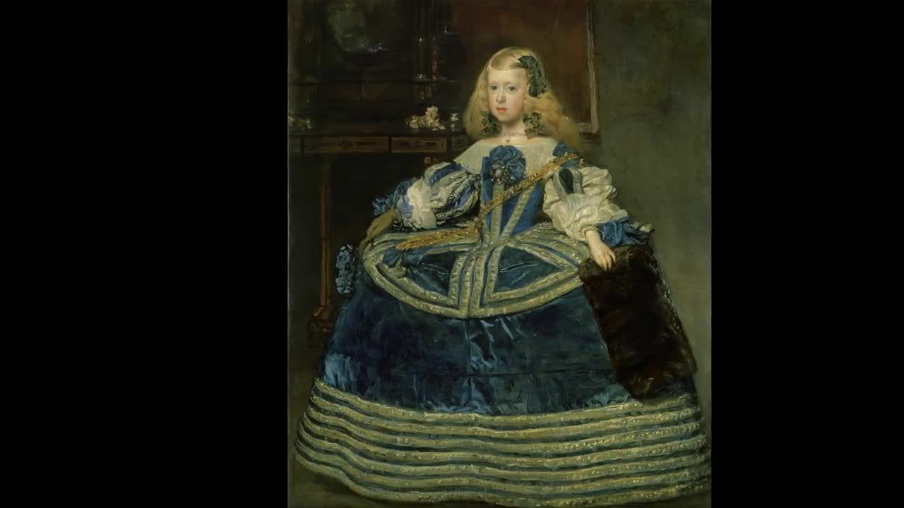 Infanta Margarita Teresa in a Blue Dress | Diego Velázquez