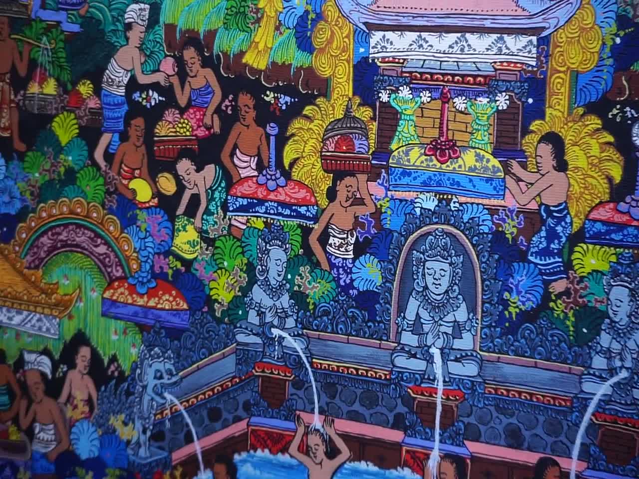バリ島の儀式用絵画、故人ソキを偲んで - Etsy 日本