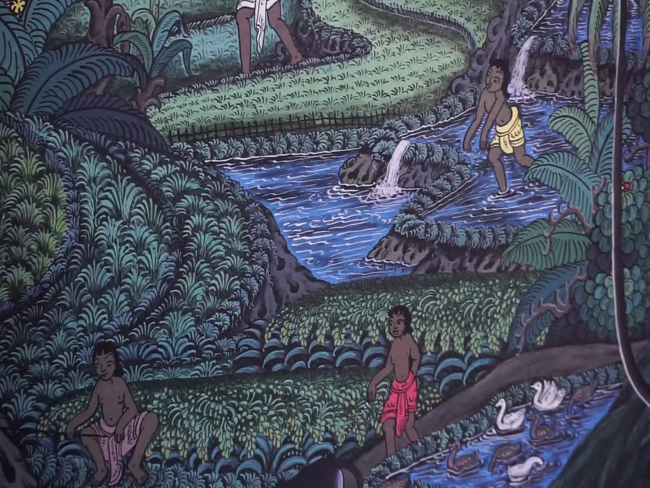 バリ島の田んぼの油絵 - オリジナルの風景画 - Etsy 日本