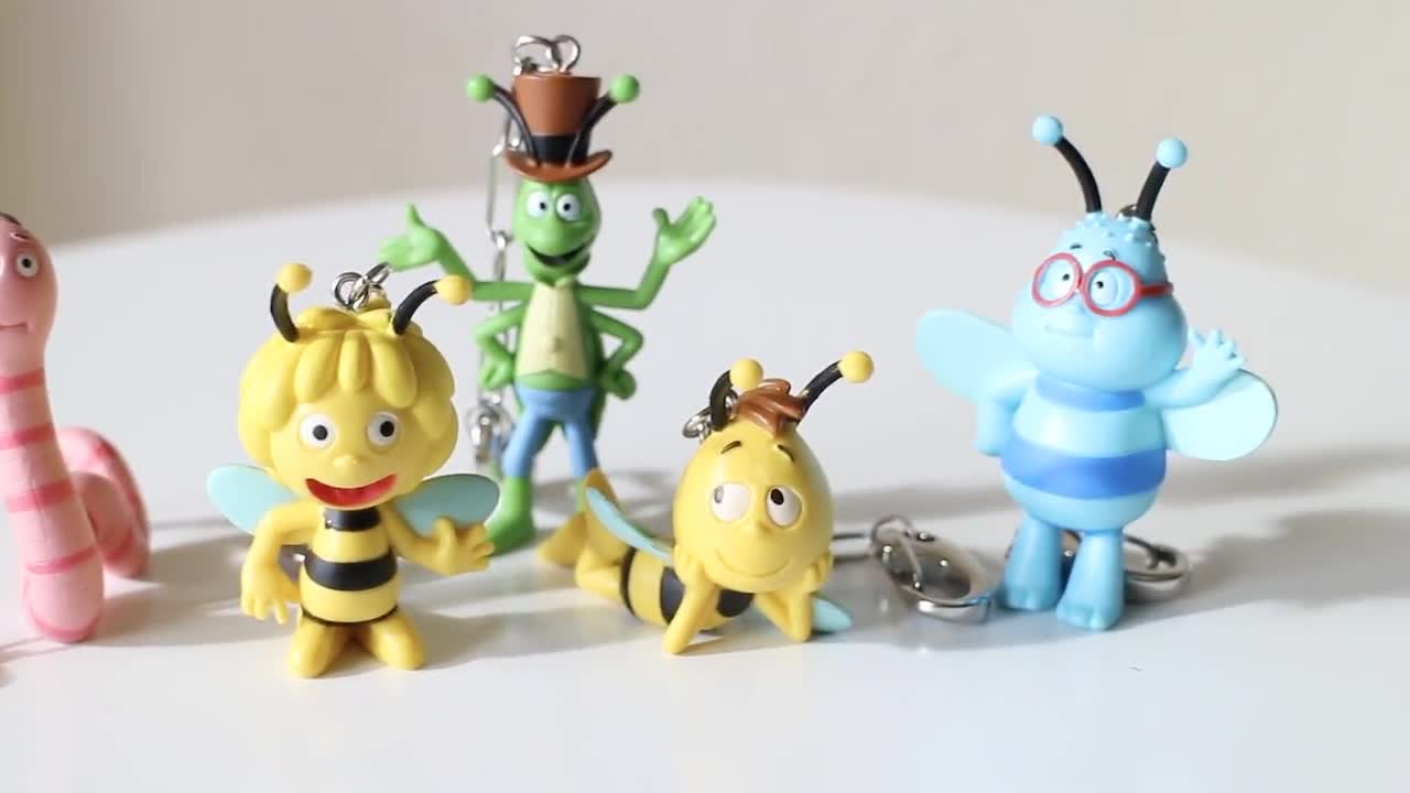 みつばちマーヤ、ウィリー、マックス、バリー、フリップのキャラクター