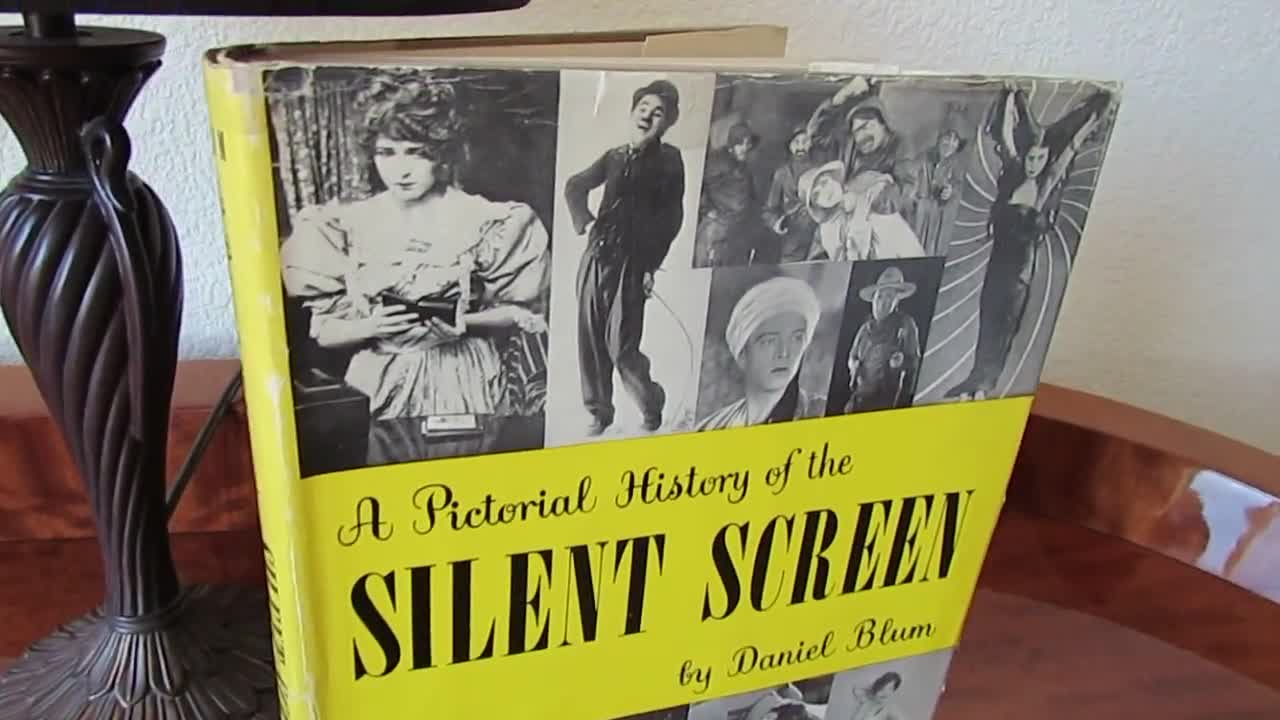 Hardcover Book, Pictorial History of Silent Screen, 1953 First