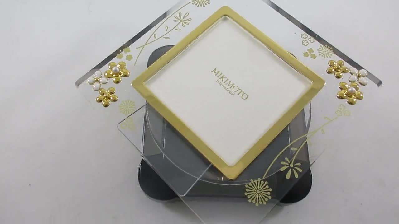 Mikimoto Gold Tone Floral Cultured Pearl Photo Frame - Etsy