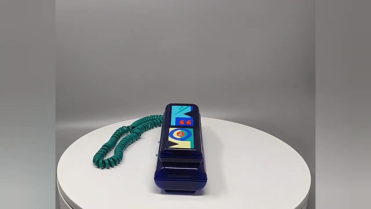 1980s Gorgeous Swatch Twin Phone 