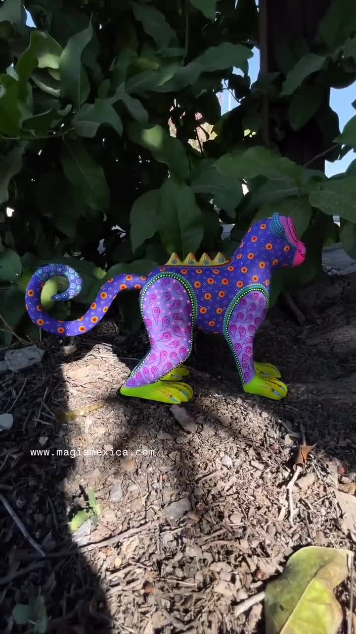 Hand Carved Copal Wood Monkey Alebrije | Mexican Folk Art