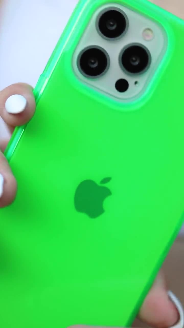 Neon Green iPhone Case BRIGHT! iPhone 14, 14 Plus, 14 Pro, 14 Pro