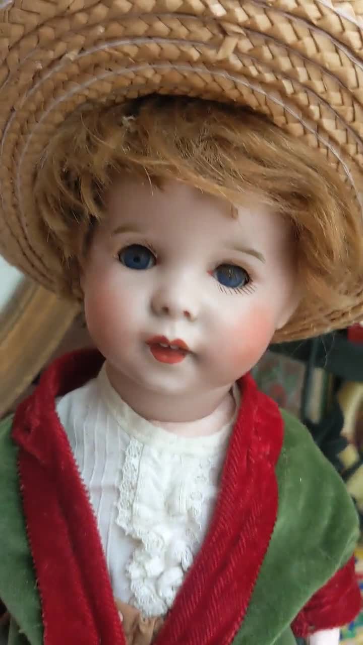 Antique Doll French SFBJ 247 Bebe Rare Character // Twirp 23