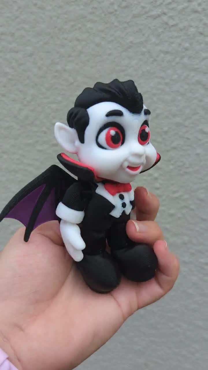 Little Vampire Baby Dracula 3D Printed Articulated Figure: Unique