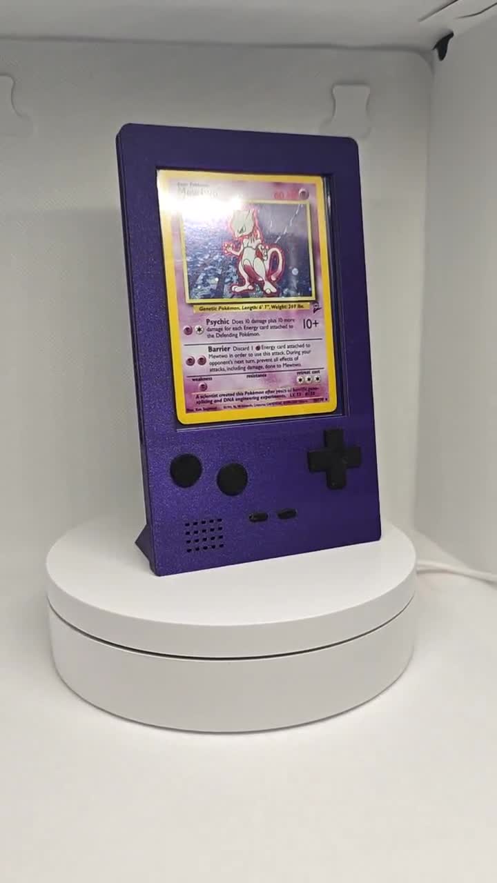 Pokemon Trading Cards Holder Top Loader in Nintendo Gameboy Color