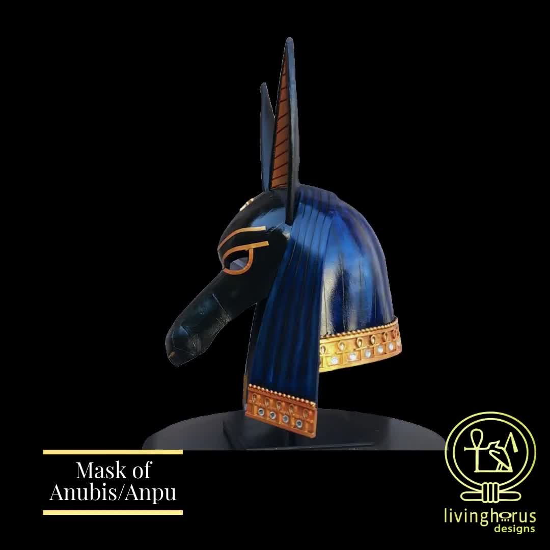 Mask of Anubis, Ancient Egyptian god of Mummification and the Afterlife