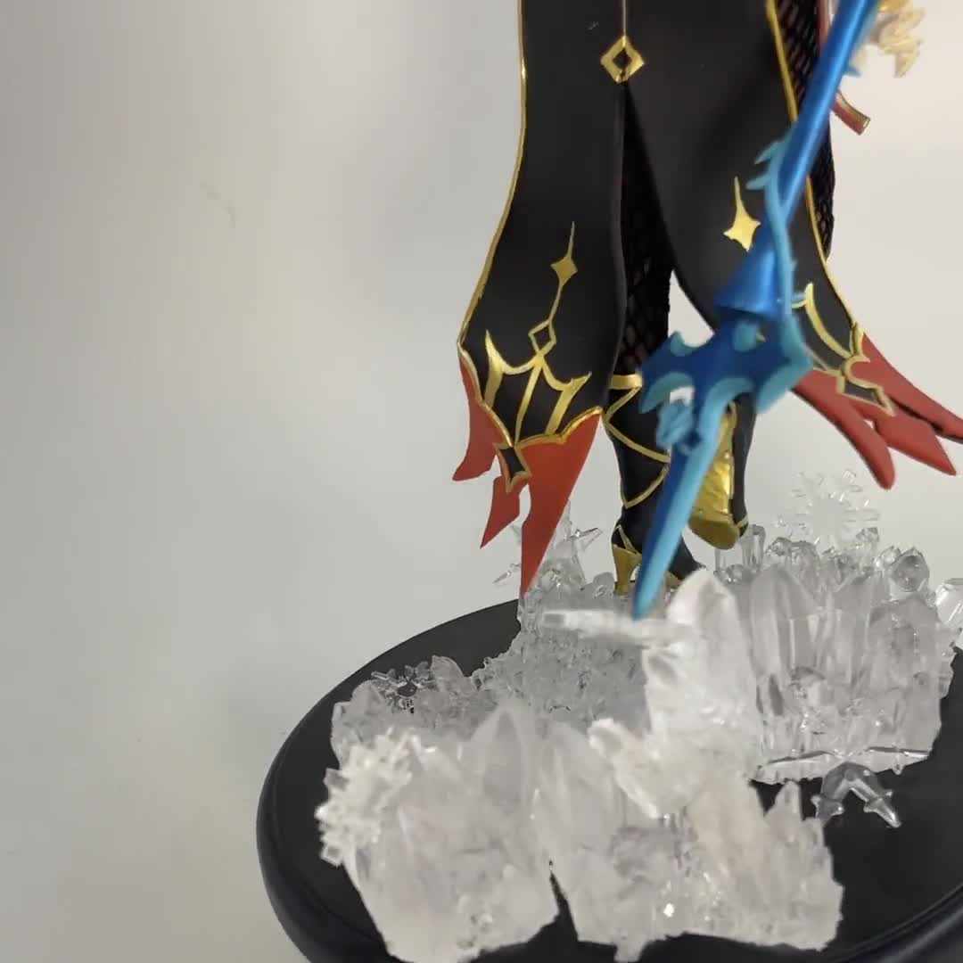 依頼作品、手作りの原神ロザリア1/7フィギュア、カスタム武器