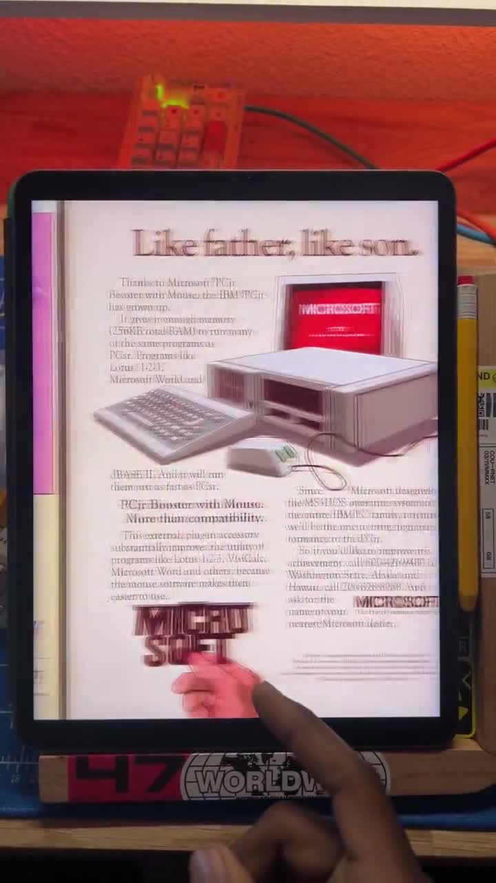 WPC Bridge IBM & Apple Iie Poster | Retro Computing Print