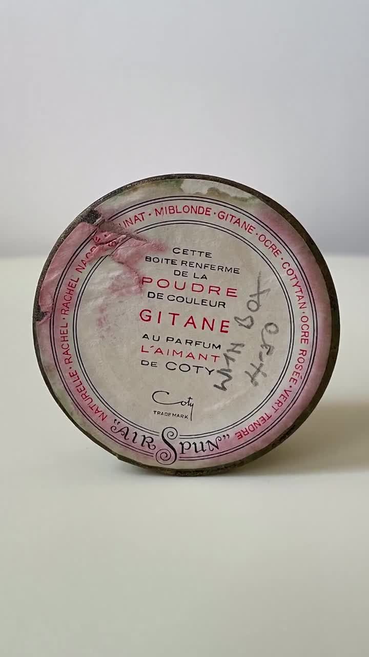Vintage Face Powder Box Lalique Design Coty Vintage - Etsy