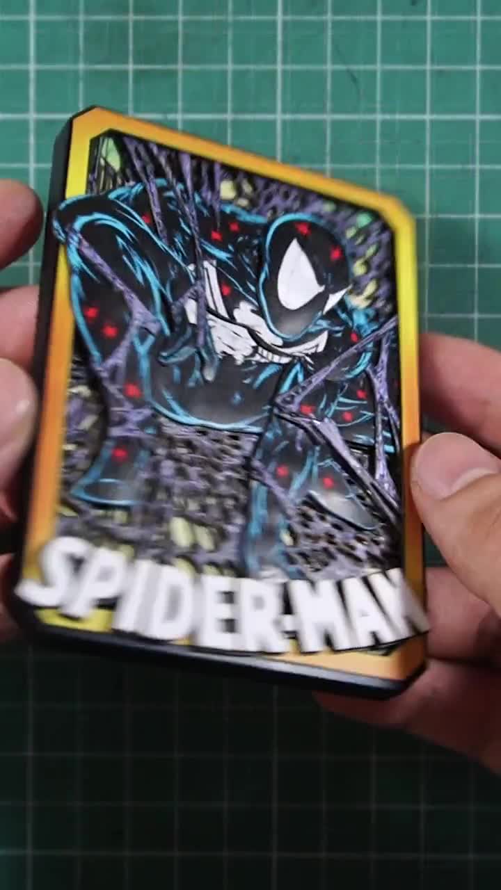 SPIDER MAN Marvel Snap – 3D Card Custom | 3D Marvel Snap Shadowbox