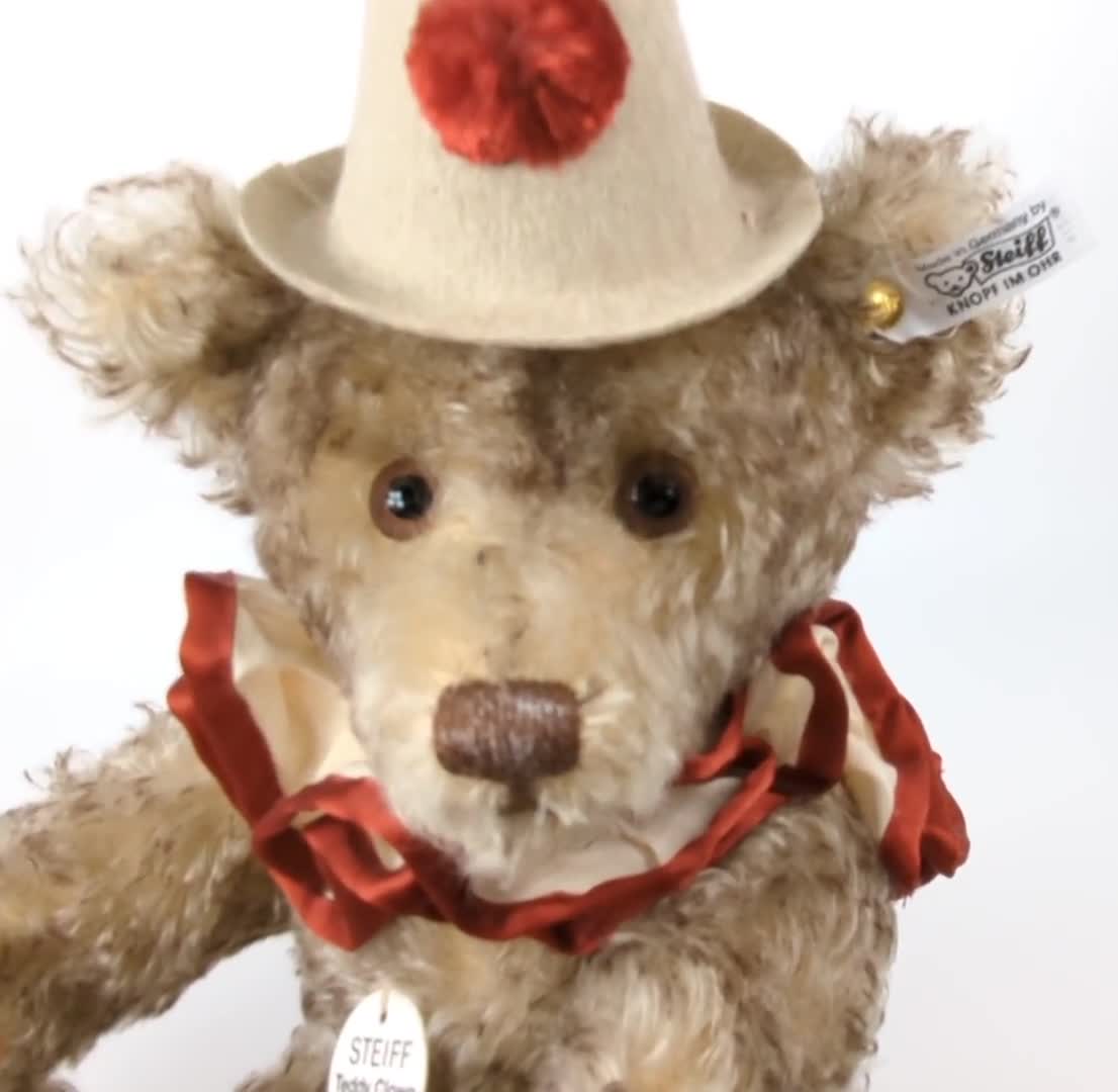 Steiff Teddy Bear Clown 1926 Mint Condition 12 Inches Vintage 2005