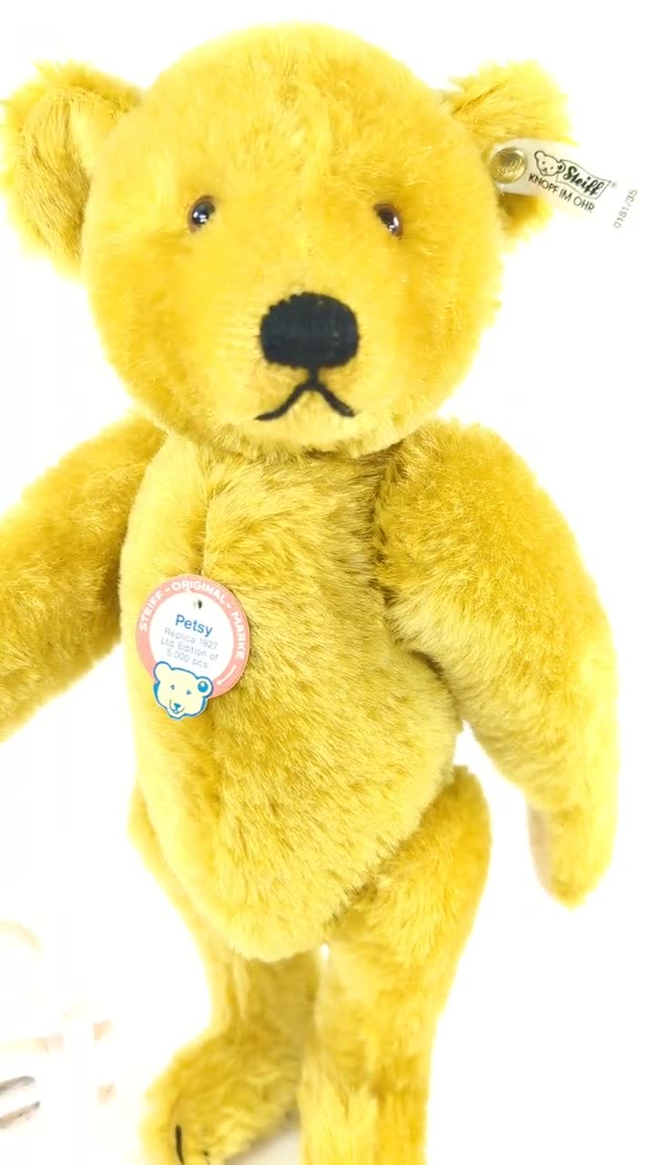 Steiff Teddy Bear Petsy 1927 All Steiff Ids 14 Inches Vintage