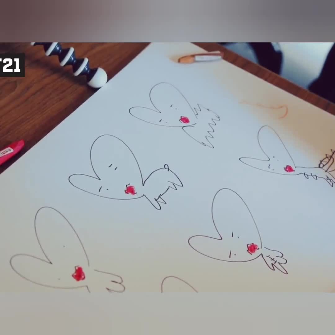 BT21 TATA エナメルピンセット：テヒョン BTS V オリジナルアート