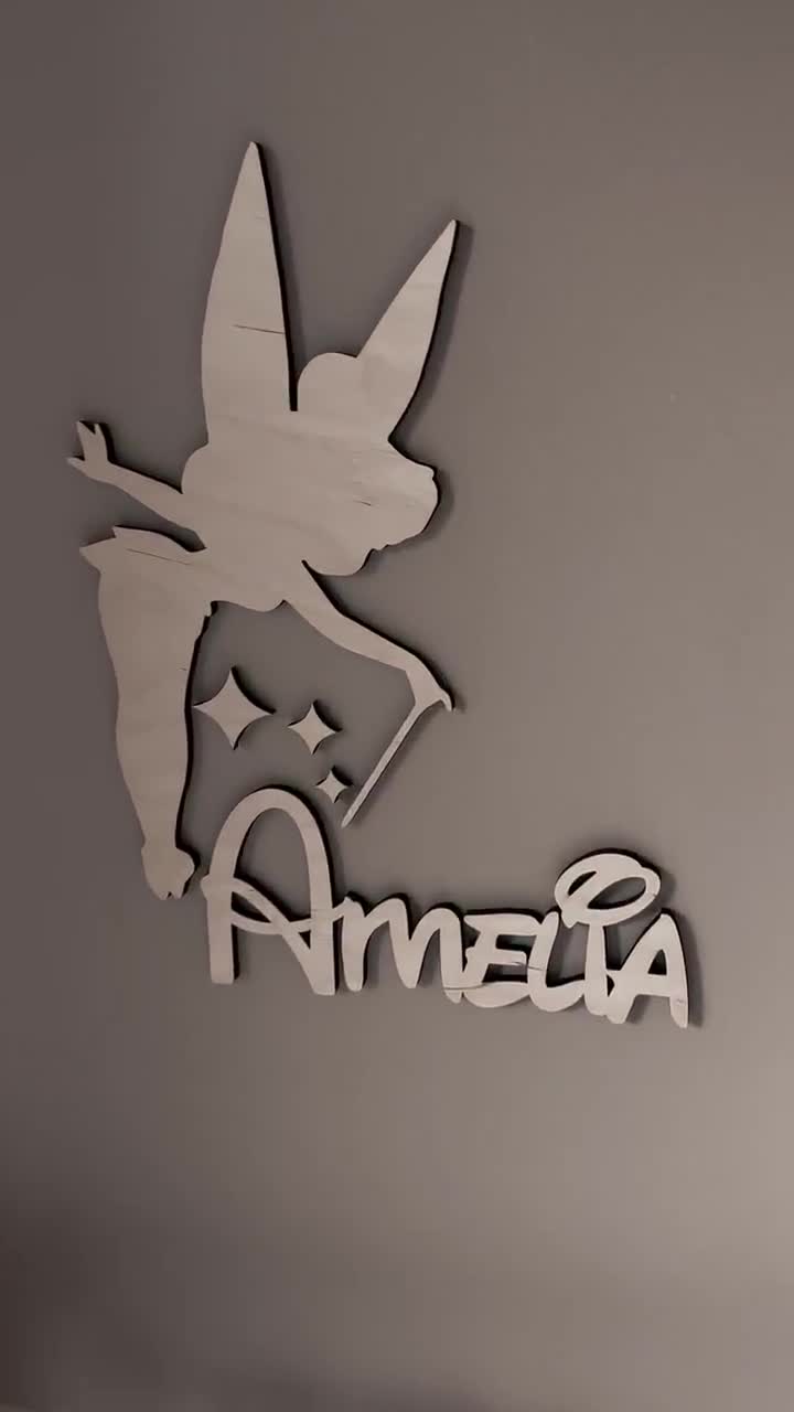 Personalized Peter Pan Nursery Sign • Custom Fairy Wall Decor for