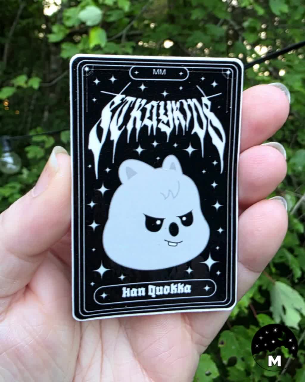 Stray Kids Felix Bbokari Evil SKZOO Tarot Card Sticker