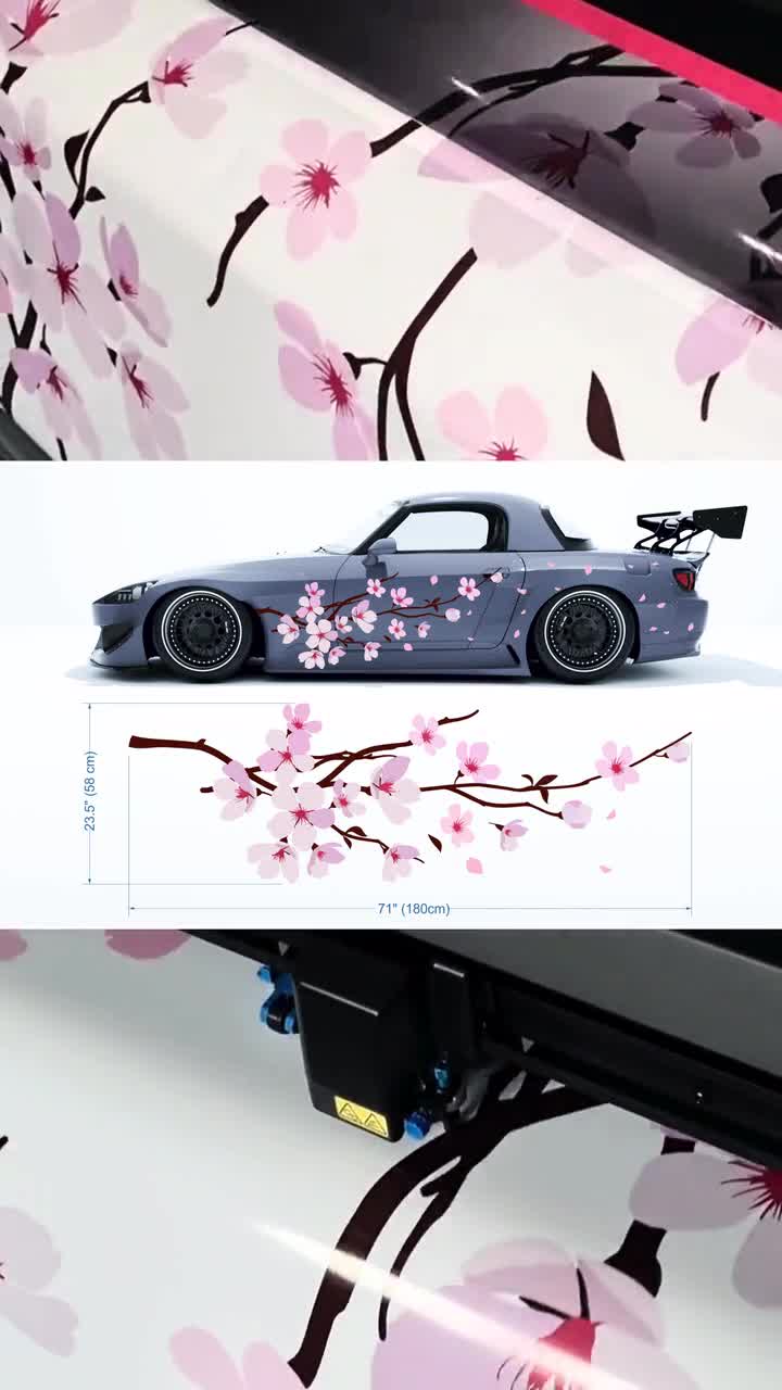 Sakura Cherry Blossom Car Decal: Japanese Side Livery (set) - Etsy