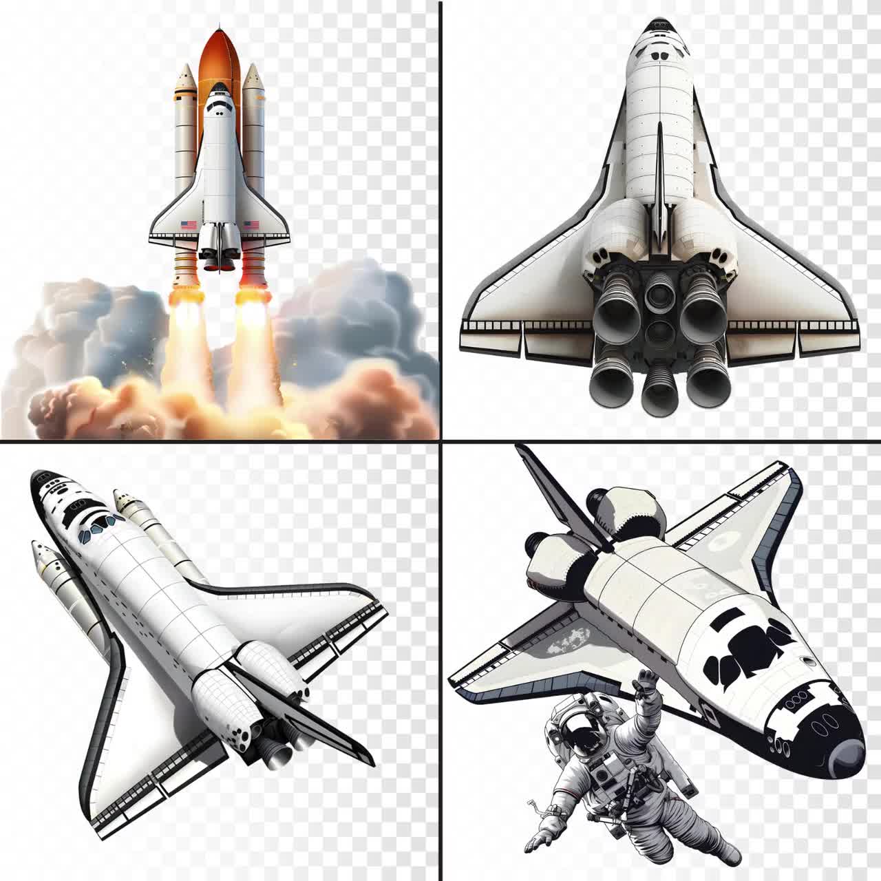 スペースシャトルのクリップアート - 画像20枚 - スペースシャトルPNG