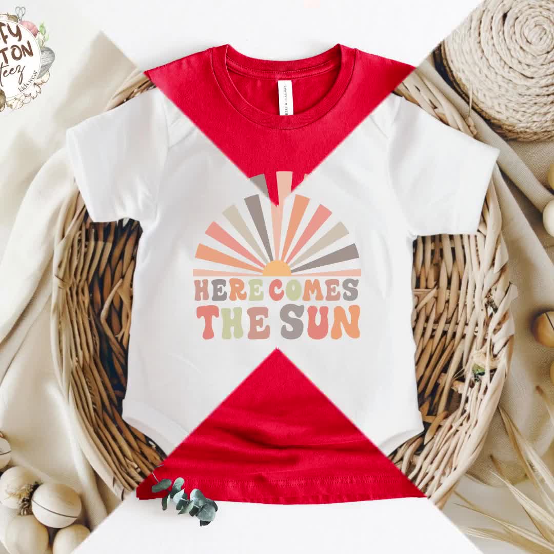 Here Comes the Sun Toddler T-shirt - Beatles Song, Girl's Gift - Etsy