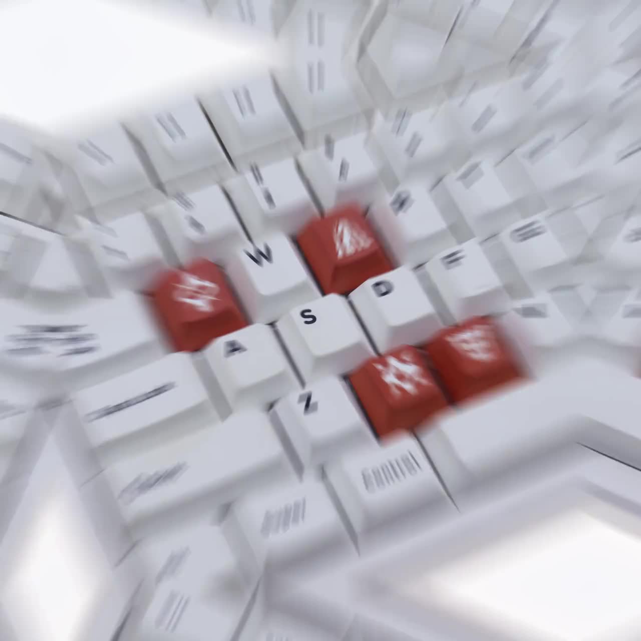 VALORANT Jett Skill Keycap Set: PBT Keycaps for Mechanical