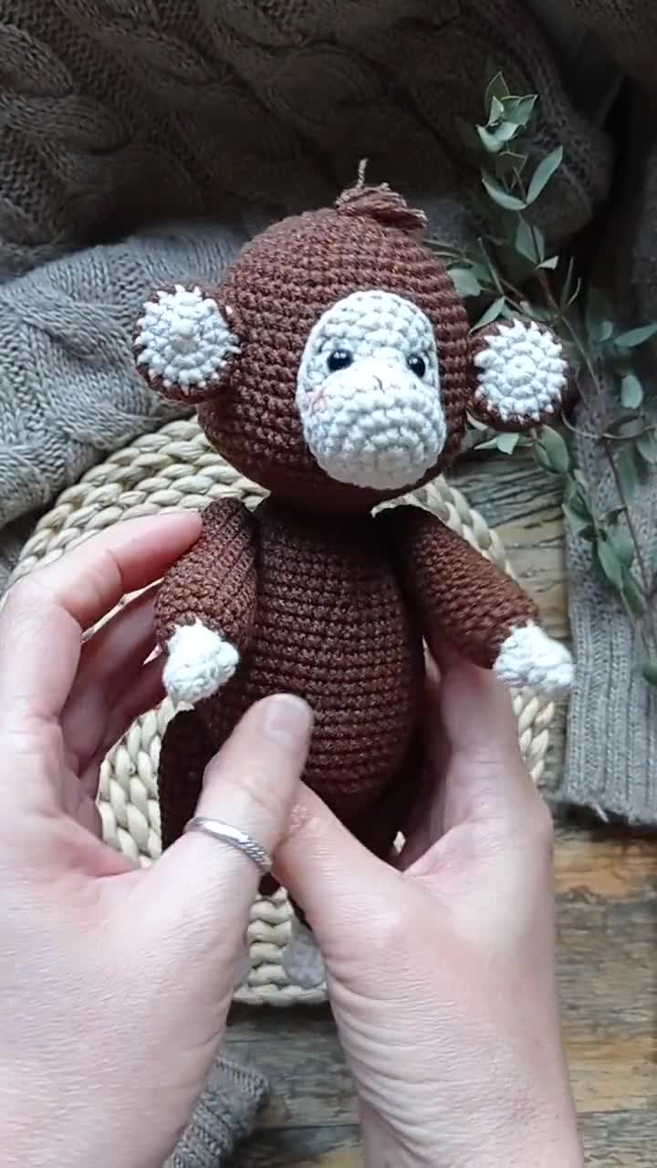 ジャケットを着た猿の編み図。あみぐるみ猿（PDFパターン）。 - Etsy 日本