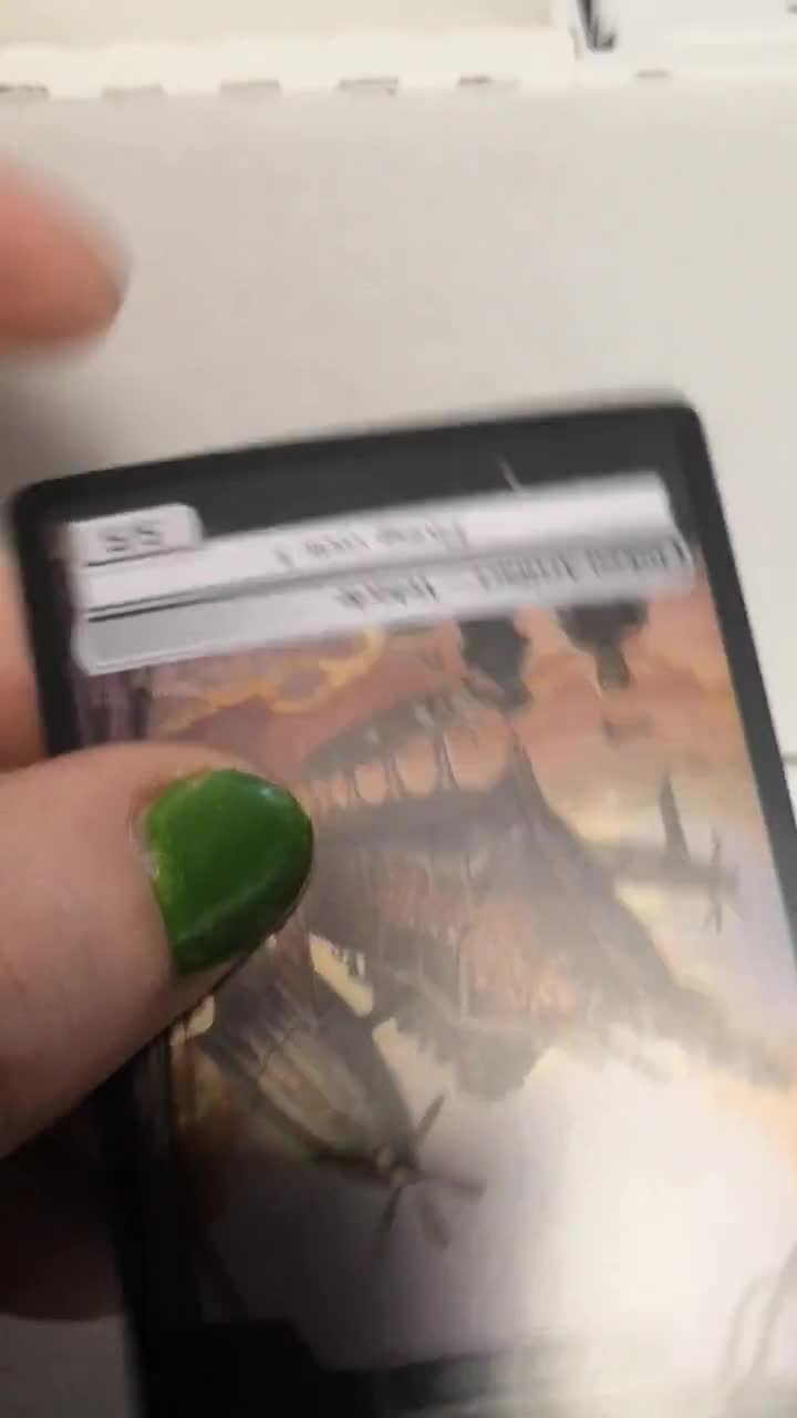 Mtg Zeppelin 5/5 Double Sided Token Alternative Art - EDH