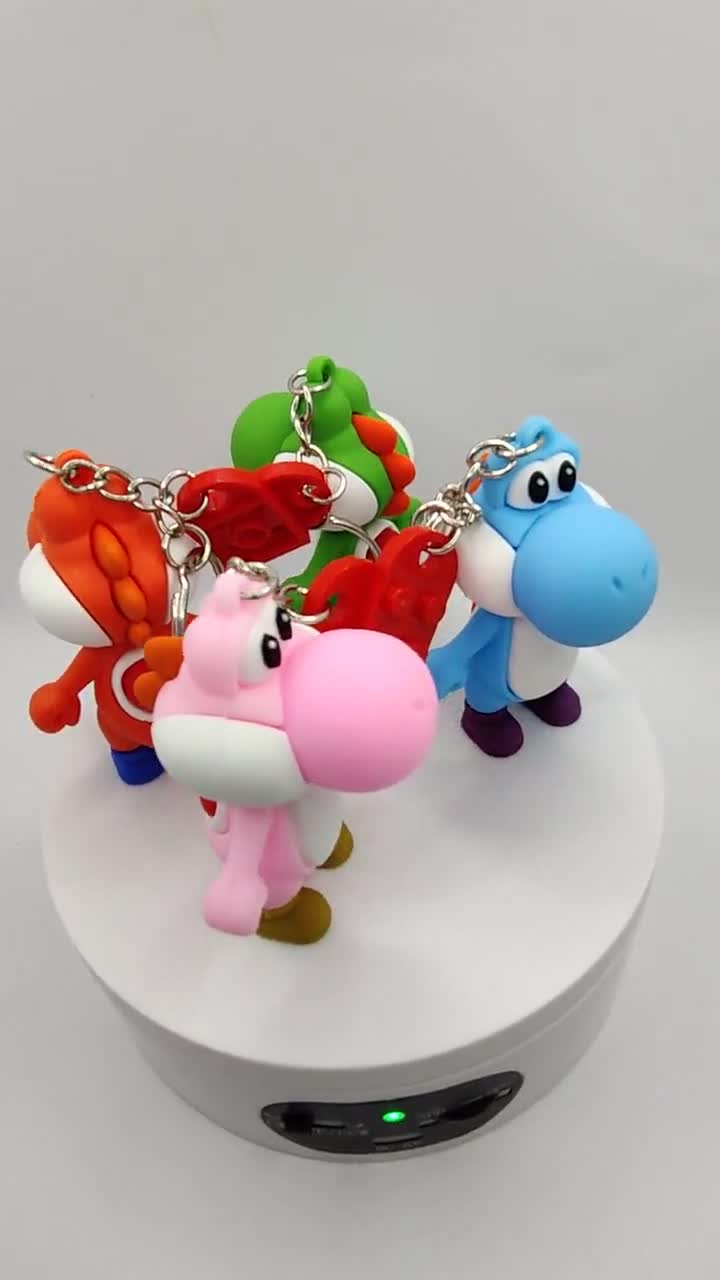 Personalized Yoshi Keychain Couple Set | Mr. & Mrs. Yoshi Gift for