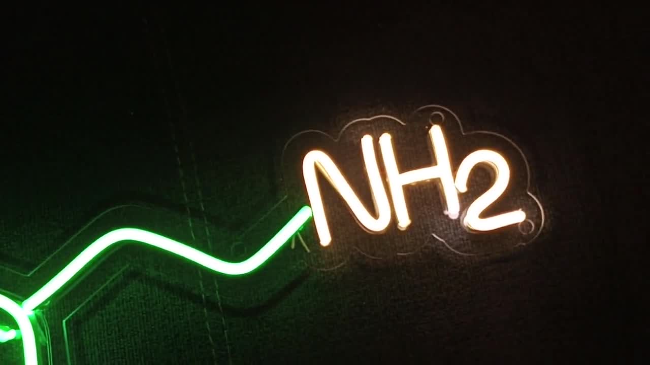Dopamine Neon Sign – Chemical Formula Neon Light for Science Room