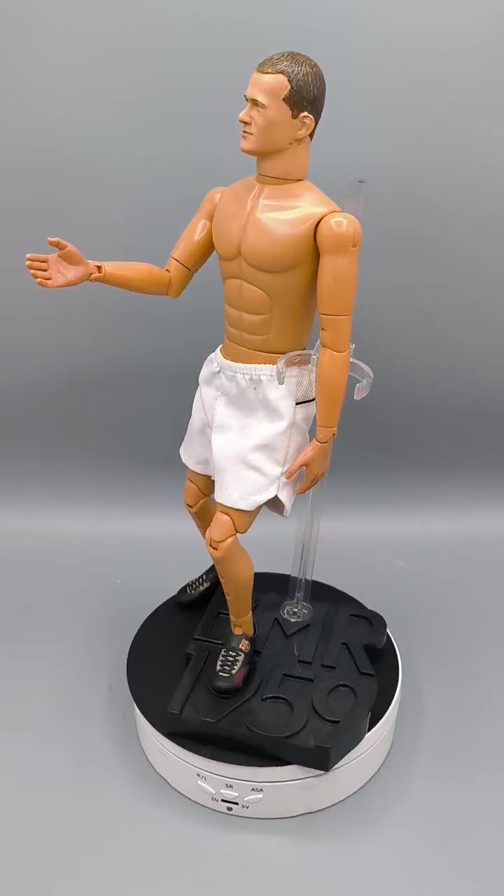 Vintage Wayne Rooney Doll, Footballer Action Doll, 12 Inches