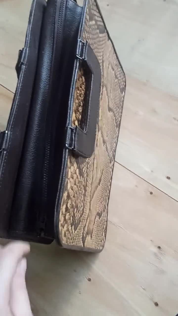 Genuine Python Snake Leather Shoulder Bag, Handmade Luxury Bag - Etsy