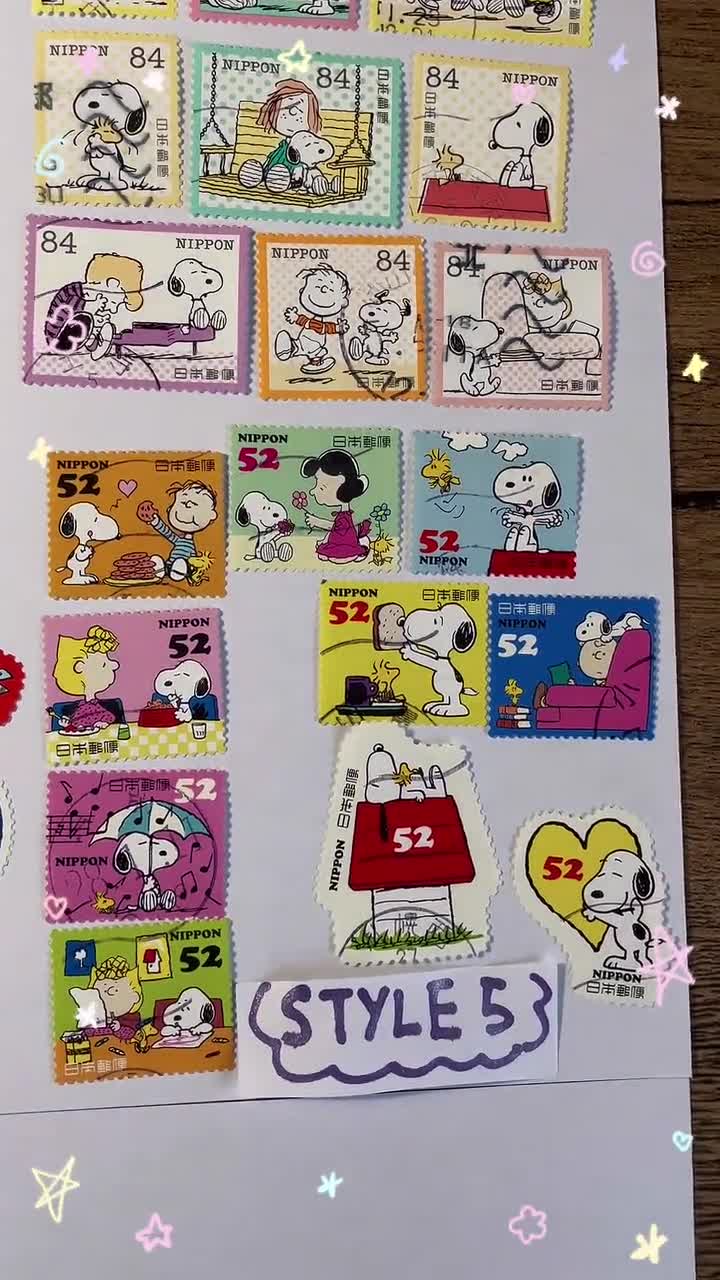 With Stock Card - Japan Used Stamp Snoopy Peanuts Cartoons Puppy