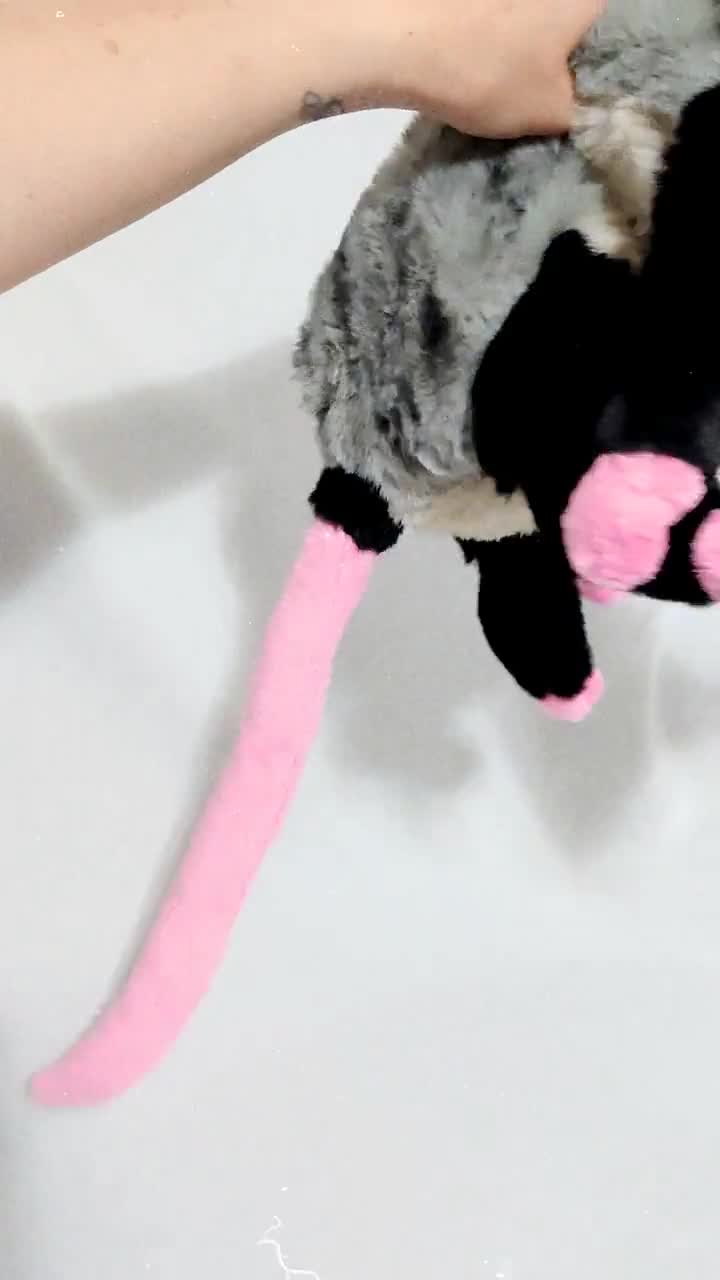 受注生産品！在庫なし！重みのある柔らかなオポッサムのぬいぐるみ